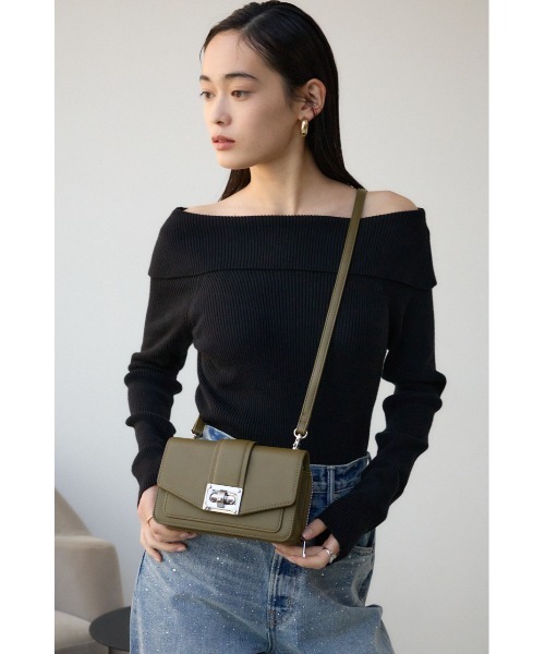 ターンロックフラップウォレットバッグ（ショルダーバッグ）｜AZUL BY