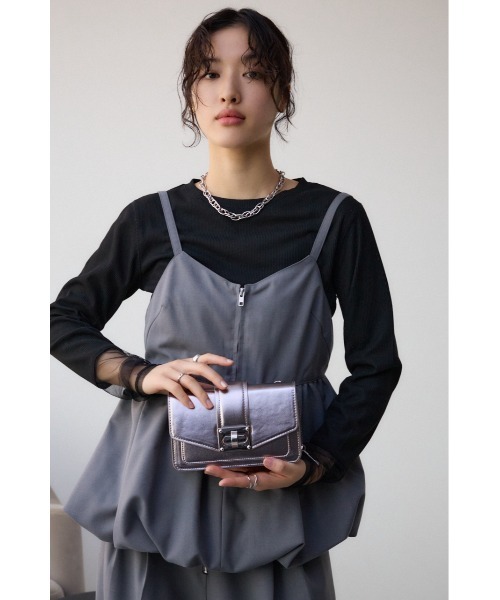 ターンロックフラップウォレットバッグ（ショルダーバッグ）｜AZUL BY