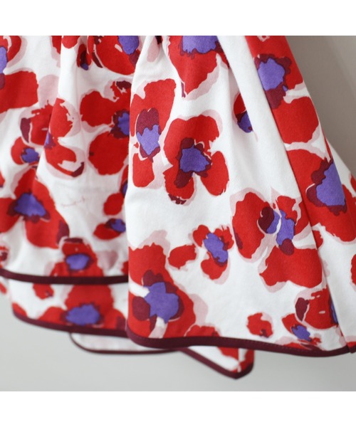 maarook(マルーク)の「天竺パンジーPTキュロット(その他パンツ・キッズ・レッド・100cm/120cm/130cm/90cm/110cm)」の6枚目の写真