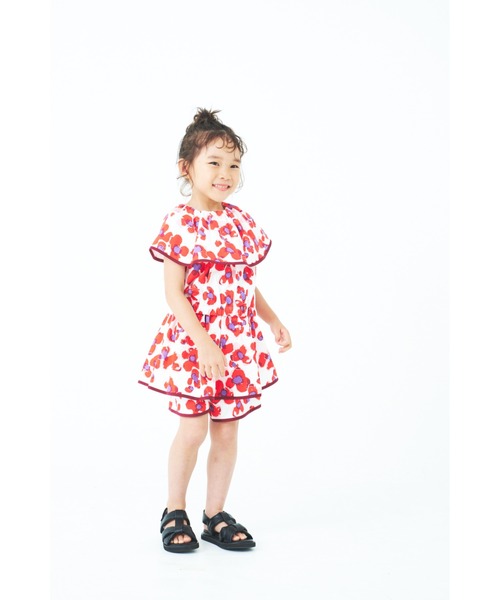 maarook(マルーク)の「天竺パンジーPTキュロット(その他パンツ・キッズ・レッド・100cm/120cm/130cm/90cm/110cm)」の12枚目の写真
