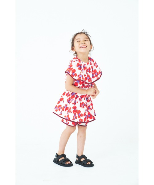maarook(マルーク)の「天竺パンジーPTキュロット(その他パンツ・キッズ・レッド・100cm/120cm/130cm/90cm/110cm)」の13枚目の写真