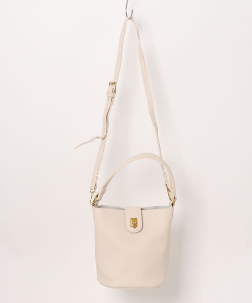 ひねり金具 バケツ型 ワンショルダーバッグ（ハンドバッグ）｜CURI BISCUI（キュリ ビスキュイ）