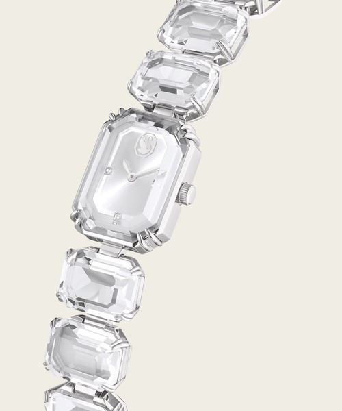 公式】【スワロフスキー】ウォッチ, オクタゴンカット ブレスレット