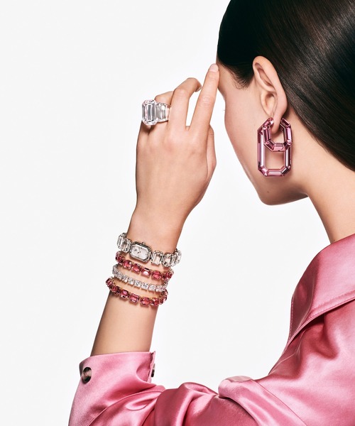 公式】【スワロフスキー】ウォッチ, オクタゴンカット ブレスレット