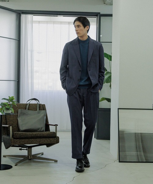 GLOBAL WORK（グローバルワーク）の「モックネックプルオーバー/Salon de GW/288737（ニット/セーター・メンズ・ブラック/チャコールグレー/ターコイズブルー・SMALL/X-LARGE/LARGE/MEDIUM）」の19枚目の写真
