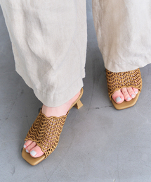 LE TALON | 5cmクロシェミュールサンダル(サンダル)