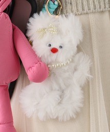 ROOPTOKYO | Fluffy Animal Key Chain /ふわふわ カラフルアニマル キーホルダー 夏物 夏服(キーホルダー)