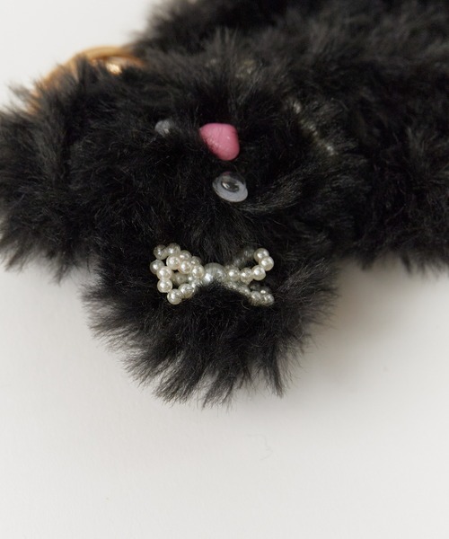 ROOPTOKYO（ループトウキョウ）の「Fluffy Animal Key Chain /ふわふわ カラフルアニマル キーホルダー 夏物 夏服（キーホルダー・レディース・アイボリー/ブラック/グレー/ホワイト/ブラウン/ベージュ・FREE）」の16枚目の写真