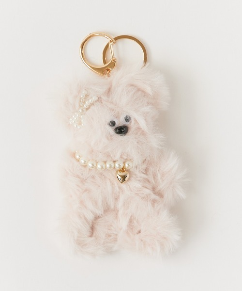 ROOPTOKYO（ループトウキョウ）の「Fluffy Animal Key Chain /ふわふわ カラフルアニマル キーホルダー 夏物 夏服（キーホルダー・レディース・アイボリー/ブラック/グレー/ホワイト/ブラウン/ベージュ・FREE）」の14枚目の写真