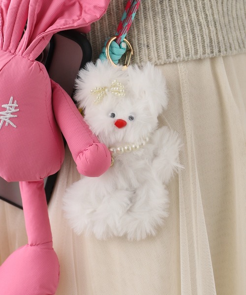 セール】Fluffy Animal Key Chain /ふわふわ カラフルアニマル