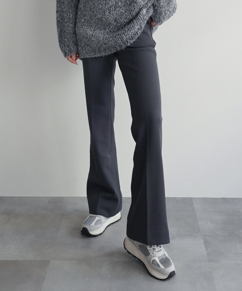 裏起毛セミフレアスラックス（スラックス）｜Rashik（ラシク）の