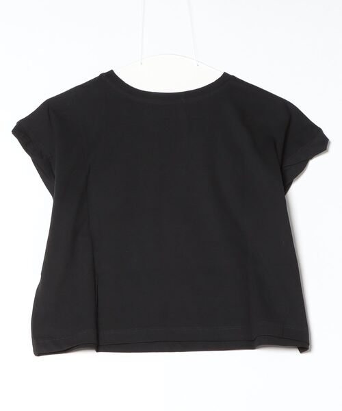 REPLAY（リプレイ）の「ロゴプリント入りクロップドTシャツ（Tシャツ/カットソー・レディース・ブラック/オフホワイト・X-SMALL/SMALL/MEDIUM）」の3枚目の写真