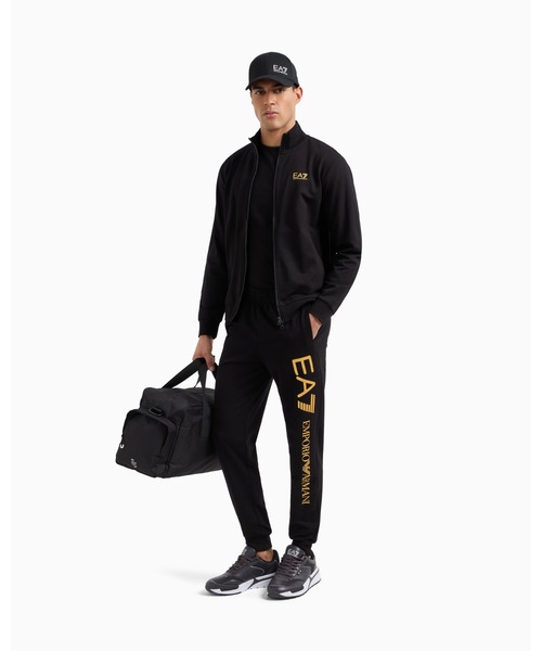 EMPORIO ARMANI EA7（エンポリオアルマーニイーエーセブン）の「【エンポリオ アルマーニ EA7】Logo Series ジョガーパンツ コットン（スウェットパンツ・メンズ・ブラック系/ブラック・SMALL/MEDIUM/LARGE/X-LARGE/XX-LARGE/X-SMALL）」の12枚目の写真