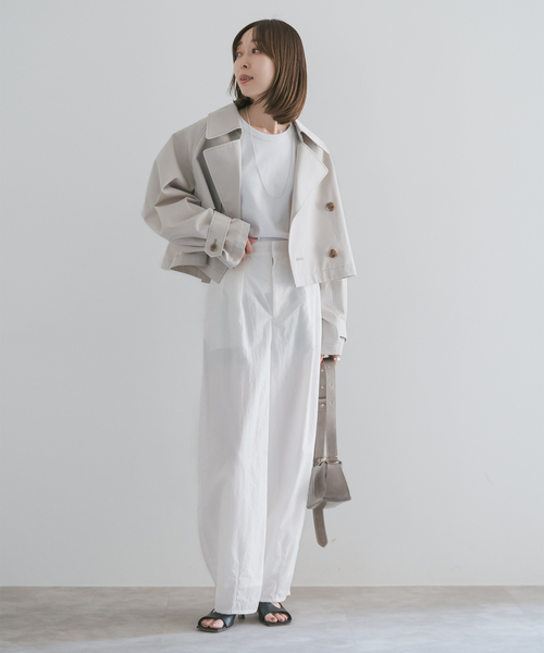 Noble（ノーブル）の「ナイロンタフタボリュームパンツ（その他パンツ