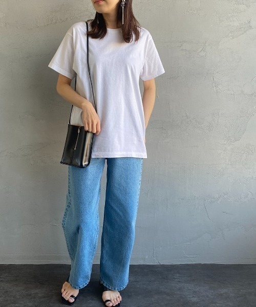 HANES（ヘインズ）の「[HANES/ヘインズ] 2P ジャパンフィット クルーネックTシャツ（Tシャツ/カットソー・レディース・ホワイト・S/M/L/XL）」の18枚目の写真