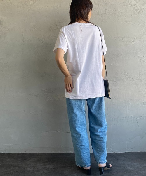 HANES（ヘインズ）の「[HANES/ヘインズ] 2P ジャパンフィット クルーネックTシャツ（Tシャツ/カットソー・レディース・ホワイト・S/M/L/XL）」の20枚目の写真