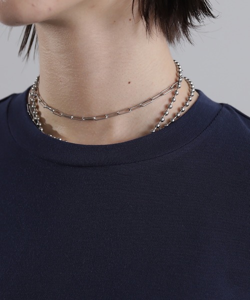 ROSE BUD(ローズバッド)の「バンドゥセットTシャツ(Tシャツ/カットソー・レディース・グレー/ネイビー・ONE SIZE)」の18枚目の写真