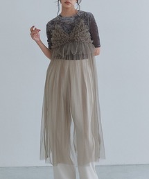 ECLAM（クラム）の「チュールキャミワンピース（ワンピース）」