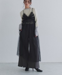 ECLAM（クラム）の「チュールキャミワンピース（ワンピース）」