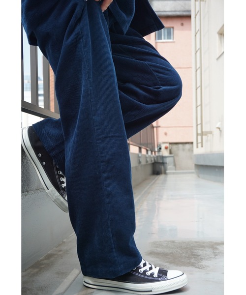 BIG MIKE（ビッグマイク）の「BIG MIKE ビッグマイク/ セットアップ対応 クラシック コーデュロイイージーパンツ /// 102447300B（その他パンツ・メンズ・ブラック/ブラウン/ブルー系その他・MEDIUM/LARGE）」の9枚目の写真