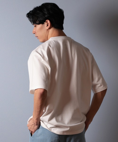 POLeR（ポーラー）の「【ムラサキスポーツ限定】POLER/ポーラー 半袖Tシャツ ビッグシルエット 吸湿速乾 259MCV0013（Tシャツ/カットソー・メンズ・ブラック/ホワイト/ベージュ・M/L/XL）」の5枚目の写真