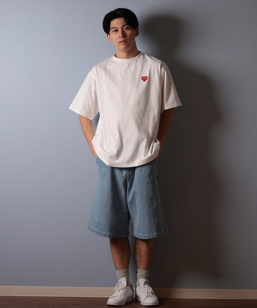 POLeR（ポーラー）の「【ムラサキスポーツ限定】POLER/ポーラー 半袖Tシャツ ビッグシルエット 吸湿速乾 259MCV0013（Tシャツ/カットソー・メンズ・ブラック/ホワイト/ベージュ・M/L/XL）」の6枚目の写真