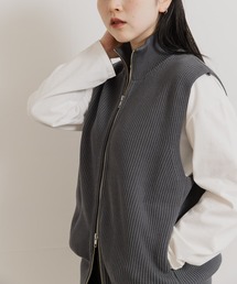 米富繊維 MERCERIZED COTTON RIB VEST