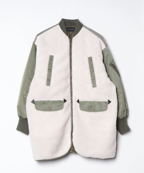 STUMBLY / スタンブリー QUILTED LONG MA-1 CONBINATION