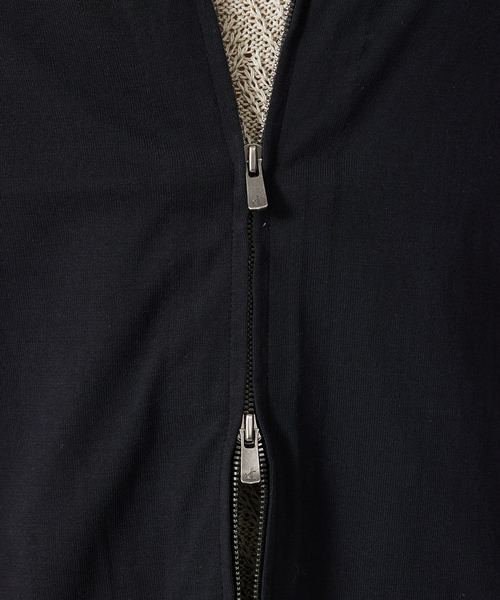 DESIGNWORKS(デザインワークス)の「ハイツイスト ニット カーディガン(カーディガン/ボレロ・メンズ・アイボリー/スミクロ・50/48/46)」の12枚目の写真