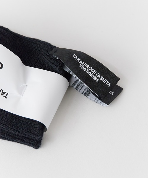 TAKAHIROMIYASHITATheSoloIst.（タカヒロミヤシタザソロイスト）の「TAKAHIROMIYASHITATheSoloIst./タカヒロミヤシタザソロイスト.×decka Quality socks/デカクオリティソックス heavyweight ribbed mid socks. 靴下（ソックス/靴下・メンズ・ブラック/ホワイト・25-28）」の11枚目の写真