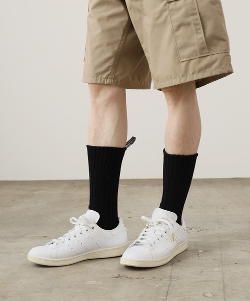 TAKAHIROMIYASHITATheSoloIst.（タカヒロミヤシタザソロイスト）の「TAKAHIROMIYASHITATheSoloIst./タカヒロミヤシタザソロイスト.×decka Quality socks/デカクオリティソックス heavyweight ribbed mid socks. 靴下（ソックス/靴下・メンズ・ブラック/ホワイト・25-28）」の8枚目の写真