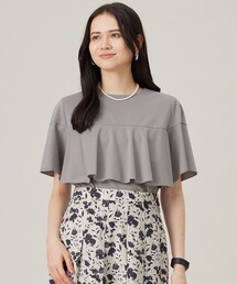 自由区（ジユウク）の「ハイツイストポンチフレアディティール カットソー（Tシャツ/カットソー）」