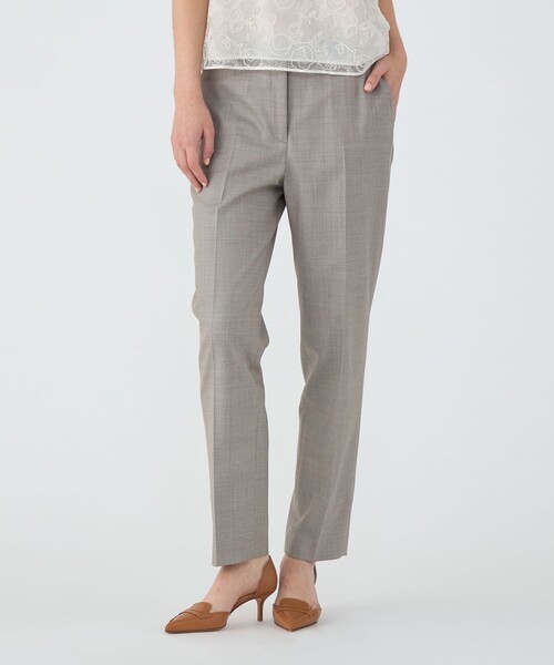 TOMORROWLAND collection（トゥモローランドコレクション）の「シャイニーシャーク ペンシルパンツ（スラックス・レディース・ライトブラウン・38/36/34）」の4枚目の写真