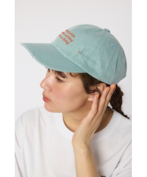 RODEO CROWNS WIDE BOWL（ロデオクラウンズワイドボウル）の「メッセージ刺繍キャップ（キャップ・レディース・ブラック/ブルー/ブラウン/ミント・FREE）」の3枚目の写真