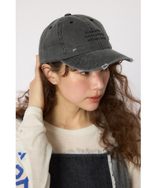 RODEO CROWNS WIDE BOWL（ロデオクラウンズワイドボウル）の「メッセージ刺繍キャップ（キャップ・レディース・ブラック/ブルー/ブラウン/ミント・FREE）」の2枚目の写真