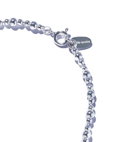 quip queint（クイップクエイント）の「【quip queint】bowling rhythm necklace/ボウリング リズム ネックレス QU159（ネックレス・レディース・シルバー・FREE）」の7枚目の写真