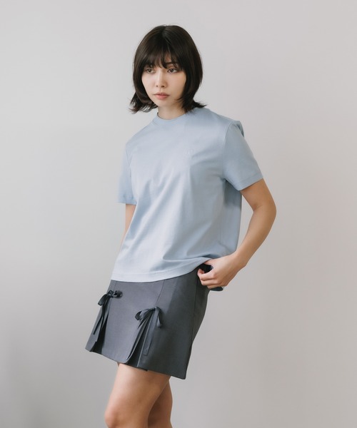 Calvin Klein（カルバン・クライン）の「Calvin Klein/カルバンクライン SS ARCHIVE LOGO CREWNK TEE Ｔシャツ（Tシャツ/カットソー・レディース・ホワイト/ブラック/ライトブルー・XS/S/M）」の15枚目の写真