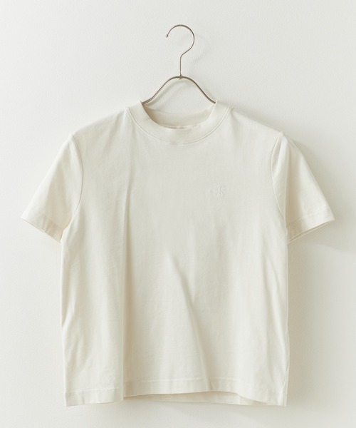 Calvin Klein（カルバン・クライン）の「Calvin Klein/カルバンクライン SS ARCHIVE LOGO CREWNK TEE Ｔシャツ（Tシャツ/カットソー・レディース・ホワイト/ブラック/ライトブルー・XS/S/M）」の18枚目の写真
