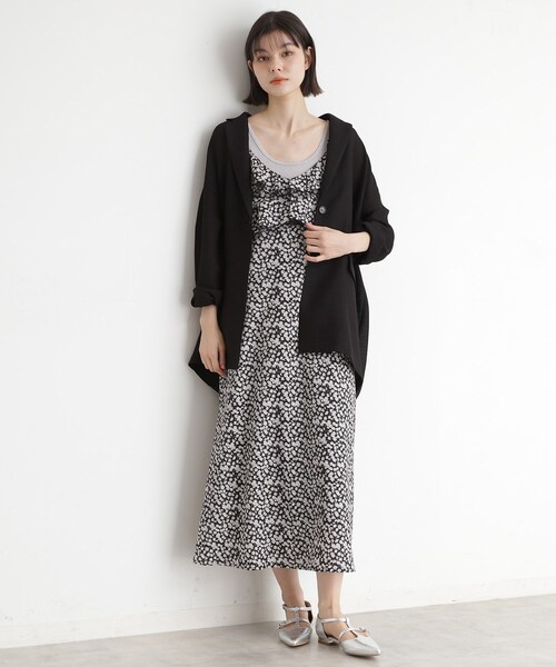 THE SHOP TK （ザ ショップ ティーケー ）の「パナマメッシュジャケット（テーラードジャケット・レディース・アイボリー/ダークブラウン/ブラック・12/13）」の13枚目の写真