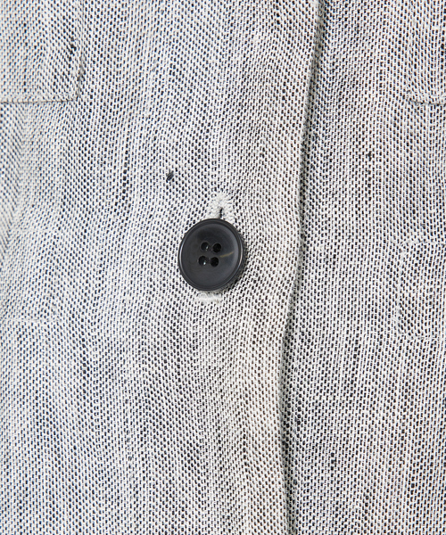 qualite（カリテ）の「ラメスラブリネンサファリジレ（ベスト・レディース・ブラック・36/38）」の16枚目の写真