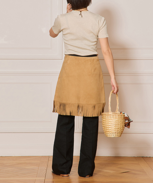 IENA LA BOUCLE(イエナラブークル)の「IENA LA BOUCLE ライトリブハーフスリーブプルオーバー(Tシャツ/カットソー・レディース・オートミール/ブラウン/アイボリー・FREE)」の22枚目の写真