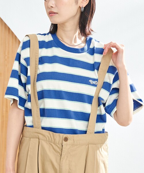PENNEYS(ぺニーズ)の「PENNEYS別注 コットンアソートTシャツ(Tシャツ/カットソー・レディース・オフホワイト/その他1/その他2/その他3/ナチュラル/ダークグレー/クリーム・M/L)」の5枚目の写真