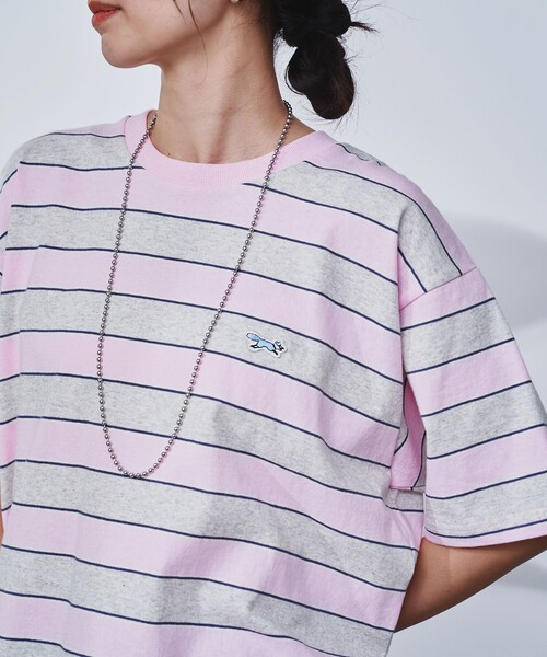 PENNEYS(ぺニーズ)の「PENNEYS別注 コットンアソートTシャツ(Tシャツ/カットソー・レディース・オフホワイト/その他1/その他2/その他3/ナチュラル/ダークグレー/クリーム・M/L)」の6枚目の写真