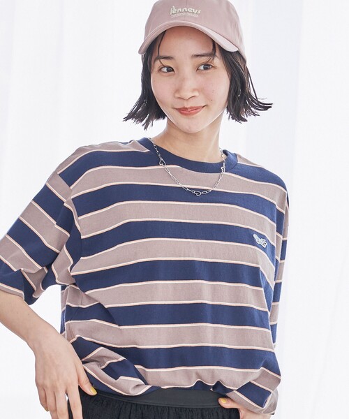 PENNEYS(ぺニーズ)の「PENNEYS別注 コットンアソートTシャツ(Tシャツ/カットソー・レディース・オフホワイト/その他1/その他2/その他3/ナチュラル/ダークグレー/クリーム・M/L)」の7枚目の写真