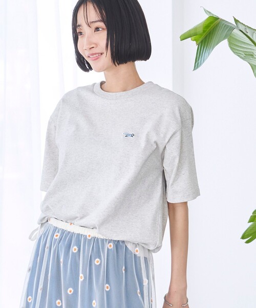 PENNEYS(ぺニーズ)の「PENNEYS別注 コットンアソートTシャツ(Tシャツ/カットソー・レディース・オフホワイト/その他1/その他2/その他3/ナチュラル/ダークグレー/クリーム・M/L)」の4枚目の写真
