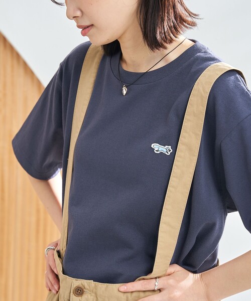 PENNEYS(ぺニーズ)の「PENNEYS別注 コットンアソートTシャツ(Tシャツ/カットソー・レディース・オフホワイト/その他1/その他2/その他3/ナチュラル/ダークグレー/クリーム・M/L)」の2枚目の写真