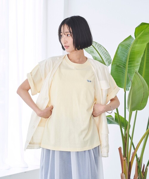 PENNEYS(ぺニーズ)の「PENNEYS別注 コットンアソートTシャツ(Tシャツ/カットソー・レディース・オフホワイト/その他1/その他2/その他3/ナチュラル/ダークグレー/クリーム・M/L)」の8枚目の写真