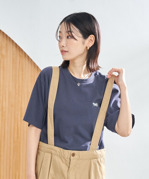 PENNEYS(ぺニーズ)の「PENNEYS別注 コットンアソートTシャツ(Tシャツ/カットソー・レディース・オフホワイト/その他1/その他2/その他3/ナチュラル/ダークグレー/クリーム・M/L)」の13枚目の写真