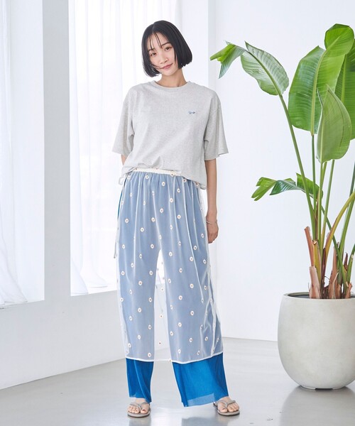 PENNEYS(ぺニーズ)の「PENNEYS別注 コットンアソートTシャツ(Tシャツ/カットソー・レディース・オフホワイト/その他1/その他2/その他3/ナチュラル/ダークグレー/クリーム・M/L)」の18枚目の写真