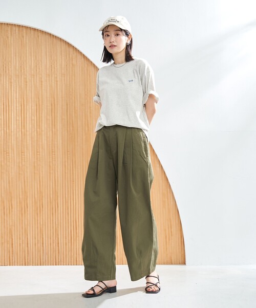 PENNEYS(ぺニーズ)の「PENNEYS別注 コットンアソートTシャツ(Tシャツ/カットソー・レディース・オフホワイト/その他1/その他2/その他3/ナチュラル/ダークグレー/クリーム・M/L)」の21枚目の写真